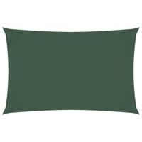 VidaXL Zonnescherm rechthoekig 2x5 m oxford stof donkergroen - thumbnail