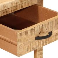 Nachtkastje 40x40x50 cm massief mangohout - thumbnail