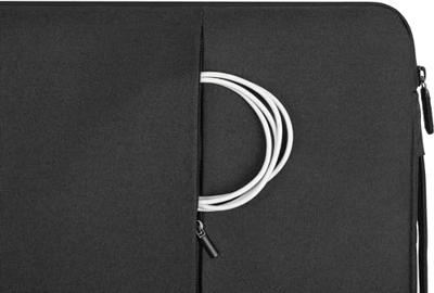 Gecko Eco Laptop Sleeve 17 Laptop sleeve Zwart