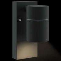 VidaXL Buiten wandlamp 2 pcs zwart 6,5 x 10,5 x 16 cm rvs en glas - thumbnail