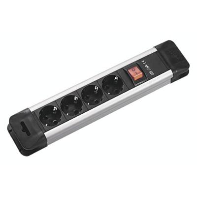 Bachmann 330.100 Stekkerdoos met schakelaar Zilver, Zwart Randaarde stekker 1 stuk(s) Bachmann 330.100 Stekkerdoos met schakelaar Zilver, Zwart Randaarde stekker 1 stuk(s)