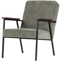 WOOOD Fauteuil 'Sally', kleur Vergrijsd Groen - thumbnail