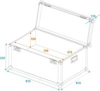 Omnitronic Case heavy 30126720 Flightcase (l x b x h) 615 x 815 x 455 mm - thumbnail