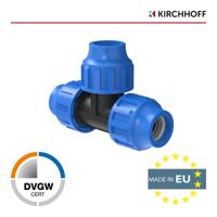 Kirchhoff PP T-stuk, 32 mm, klemkoppeling voor HDPE - 984844317 - thumbnail