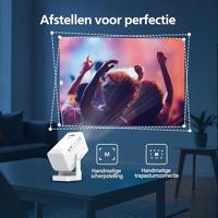 Philips, Neopix 140, thuisbioscoopprojector, resolutie 1280 x 720p, 180 graden draaibaar, spiegelmodus, wifi 6, stereogeluid 2 x 3 W, wit - thumbnail