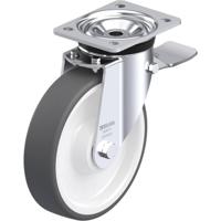 Blickle LK-POTH 200K-ST Zwenkwiel met rem Wieldiameter: 200 mm Draagvermogen (max.): 600 kg 1 stuk(s) - thumbnail