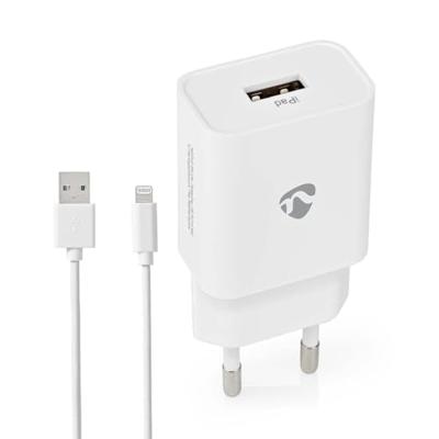 Nedis WCHAL242AWT Thuislader 2,4 A Losse Kabel Lightning Mfi-gecertificeerd Wit