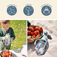 Rietjesbeker (300 ml) BEABA roze - thumbnail