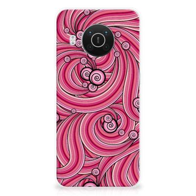 Nokia X10 | X20 | Hoesje maken | Swirl Pink