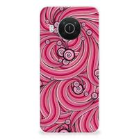 Nokia X10 | X20 | Hoesje maken | Swirl Pink - thumbnail