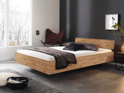 Bed IXANA 140x200 cm artisan eik met hoofdeinde met matras Bed IXANA 140x200 cm artisan eik met hoofdeinde met matras