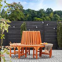 Boombank Ø 160cm gemaakt van eucalyptus hout - FSC gecertificeerd - thumbnail