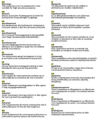 Hometrainer met zadel