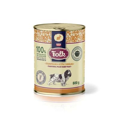 FOLK Traditional polish rabbit feast - natvoer voor honden - 800g