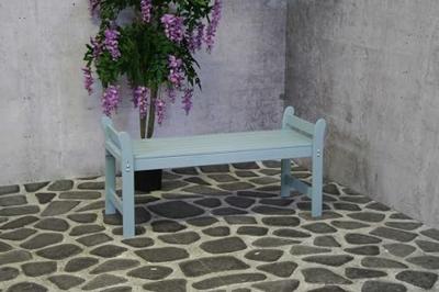 Grunn 2-zits houten tuinbank blauw