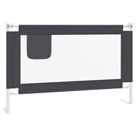 VidaXL Bedhekje peuter 120x25 cm stof donkergrijs - thumbnail