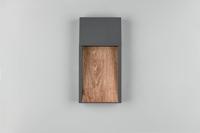 Trio Design wandlampSalmon grijs met hout - 246960135 - thumbnail