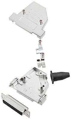 encitech DTSL25-SJSRG-S-DMS-K 6355-0091-33 D-sub female connectorset 45 ° Aantal polen: 25 Soldeerkelk 1 stuk(s)