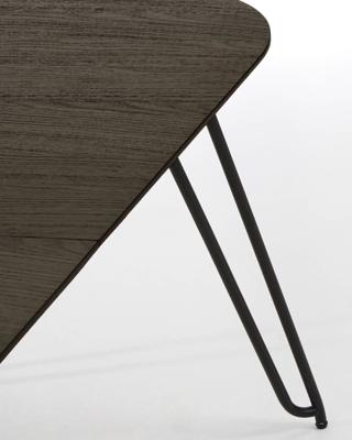 Kave Home Milian uitschuifbare eettafel 140/220x90 cm Zwart Kave Home Milian uitschuifbare eettafel 140/220x90 cm Zwart