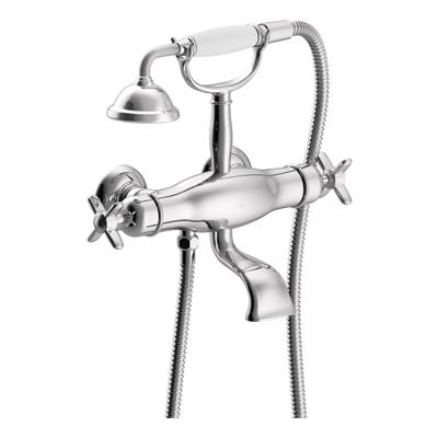 Thermostaat Bad/Douche Tres Clasic Incl Handdouche op Houder Chroom Thermostaat Bad/Douche Tres Clasic Incl Handdouche op Houder Chroom