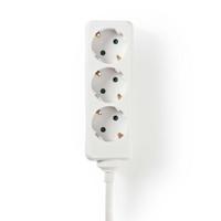 Nedis Stekkerdoos | Randaarde stekker / Type F (CEE 7/7) | 3-wegs | 3 m | 3680 W | 16 A | Wit | 15 stuks - EXSO330F1WTB EXSO330F1WTB - thumbnail