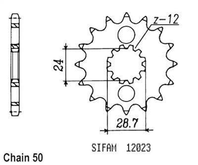 ESJOT Sprocket 530 18z standard