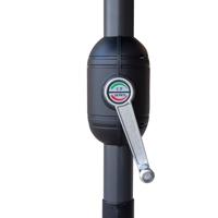 Parasol Aktive 270 x 235,5 x 270 cm Ø 270 cm Staal Aluminium Crème - thumbnail