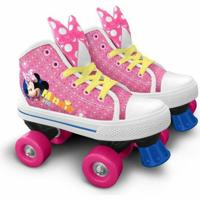 Disney Minnie mouse rolschaatsen meisjes roze/wit maat 28 - thumbnail