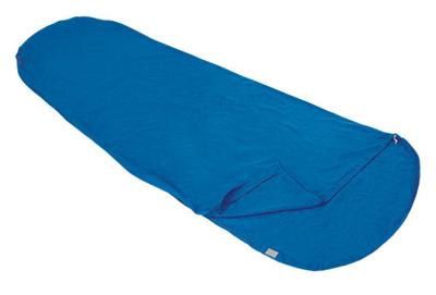 High Peak lakenzak Enna 225 x 60/90 cm katoen blauw