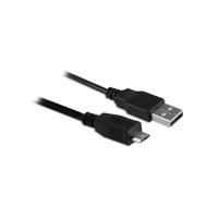 Ewent EW9628 USB-kabel 1,8 m USB 2.0 USB A Micro-USB B Zwart - thumbnail