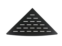 Ridder InWall hoekplanchet 29x29 mat zwart - thumbnail