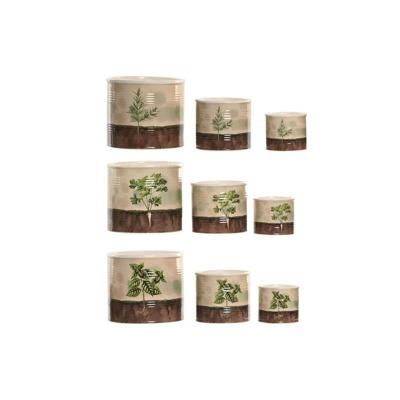 Grondlegger Home ESPRIT Bruin Groen Keramisch Cottage 13,6 X 13,6 X 11,8 CM (3 Onderdelen) (3 Stuks) Grondlegger Home ESPRIT Bruin Groen Keramisch Cottage 13,6 X 13,6 X 11,8 CM (3 Onderdelen) (3 Stuks)