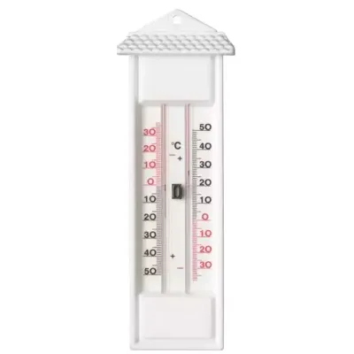 Nature Muurthermometer min-max kunststof