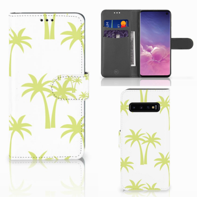 Samsung Galaxy S10 Hoesje Palmtrees | Portemonnee hoesje