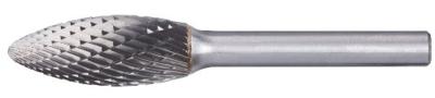 PFERD TOOLS 21202553 Freesstift Vlam Lengte 37 mm Afmeting, Ø 3 mm Werklengte 7 mm Schachtdiameter 3 mm