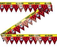 Afzetlint 40 Jaar Partyzone - thumbnail