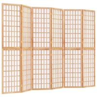 Kamerscherm inklapbaar 6 panelen Japanse stijl 240x170 cm - thumbnail