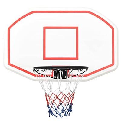 VidaXL Basketbalbord 109x71x3 cm polyetheen wit VidaXL Basketbalbord 109x71x3 cm polyetheen wit