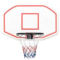 Basketbalbord 109x71x3 cm polyetheen wit - thumbnail
