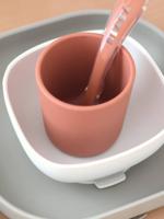 Serviesset 4 items silicone BEABA terracotta - thumbnail