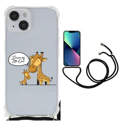 iPhone 14 Stevig | Bumper Hoesje | Giraffe iPhone 14 Stevig | Bumper Hoesje | Giraffe