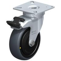 Blickle LPA-TPA 75KF-FI-ELS Zwenkwiel met rem Wieldiameter: 75 mm Draagvermogen (max.): 50 kg 1 stuk(s) - thumbnail