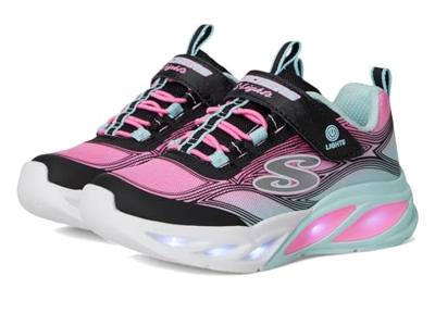 Cosmic Glow S-lights SKECHERS lichtgevende baskets zwart