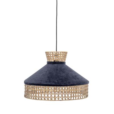 Bloomingville Hanglamp Yuma Blauw Ø40x28 cm Bloomingville Hanglamp Yuma Blauw Ø40x28 cm