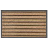 Beliani - ZAGROS - Deurmat - Natuurlijk|Zwart - 40 x 60 cm - Polyester - thumbnail