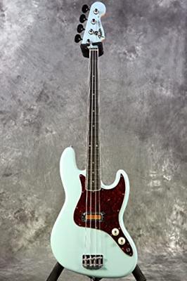 Fender Gold Foil Jazz Bass Sonic Blue EB Limited Edition elektrische basgitaar met deluxe gigbag