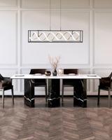 Fischer & Honsel Design hanglampGian zwart led - 61046 - thumbnail