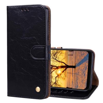 Zakelijke stijl olie Wax textuur horizontale Flip lederen Case voor de Xiaomi Pocophone F1 met houder & kaartsleuven & portemonnee (zwart) Zakelijke stijl olie Wax textuur horizontale Flip lederen Case voor de Xiaomi Pocophone F1 met houder & kaartsleuven & portemonnee (zwart)