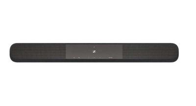Sennheiser 700143 AMBEO Soundbar Plus voor TV en Muziek - EU Plug - met 3D Surround Sound Virtuele 7.1.4 Speaker Setup ingebouwde Dual Subwoofers Geavanceerde Streaming Connectiviteit Zwart