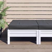 VidaXL Palletkussen 60x60x9,5 cm oxford stof antracietkleurig - thumbnail